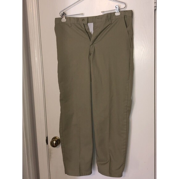 Dickies Men's Twill Slim Straight Work Pants, Khaki, 32x30 - Gentley used MINT - Picture 2 of 5